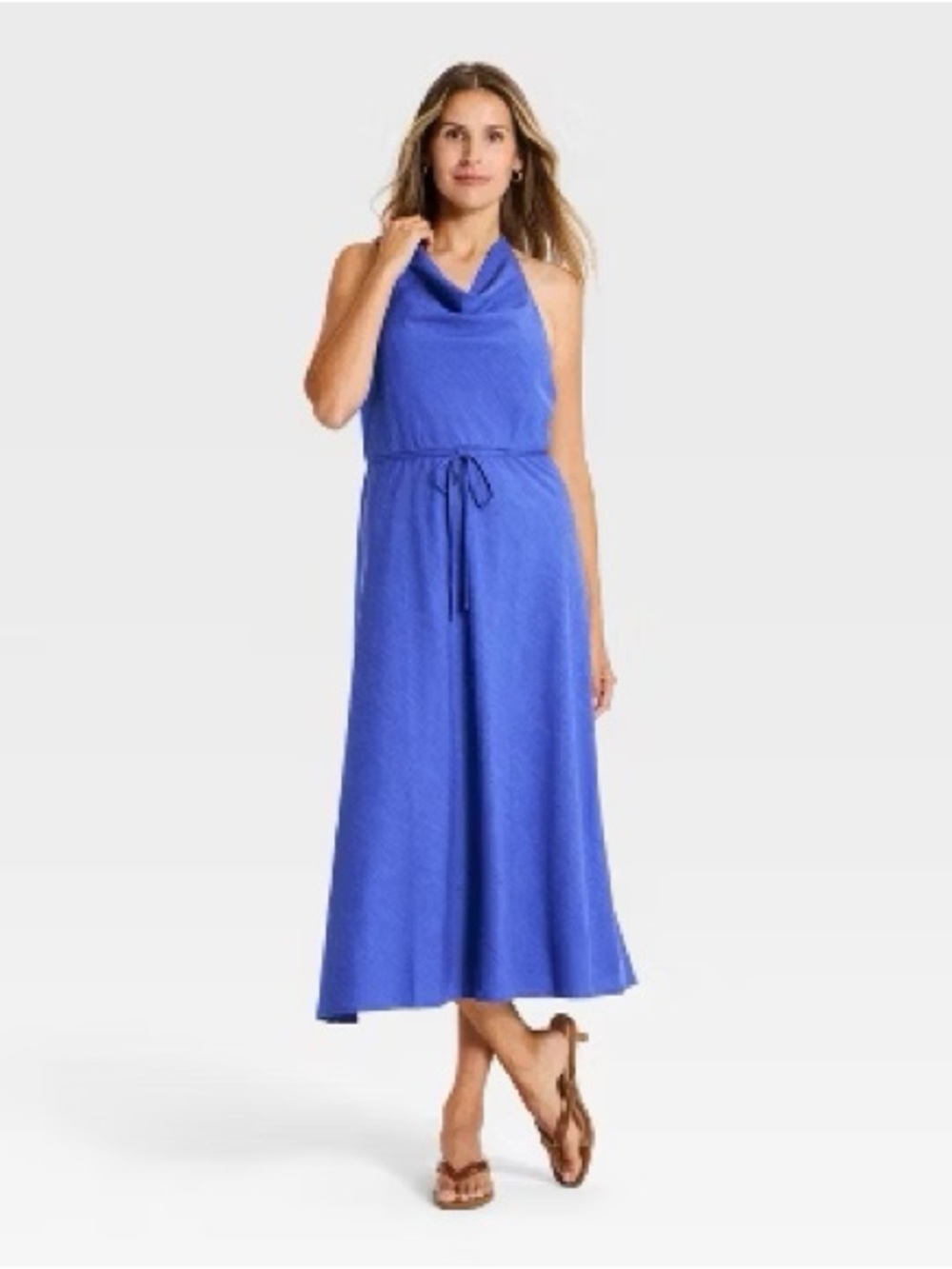 a new day Cowl Neck Maxi Dress in Royal Blue